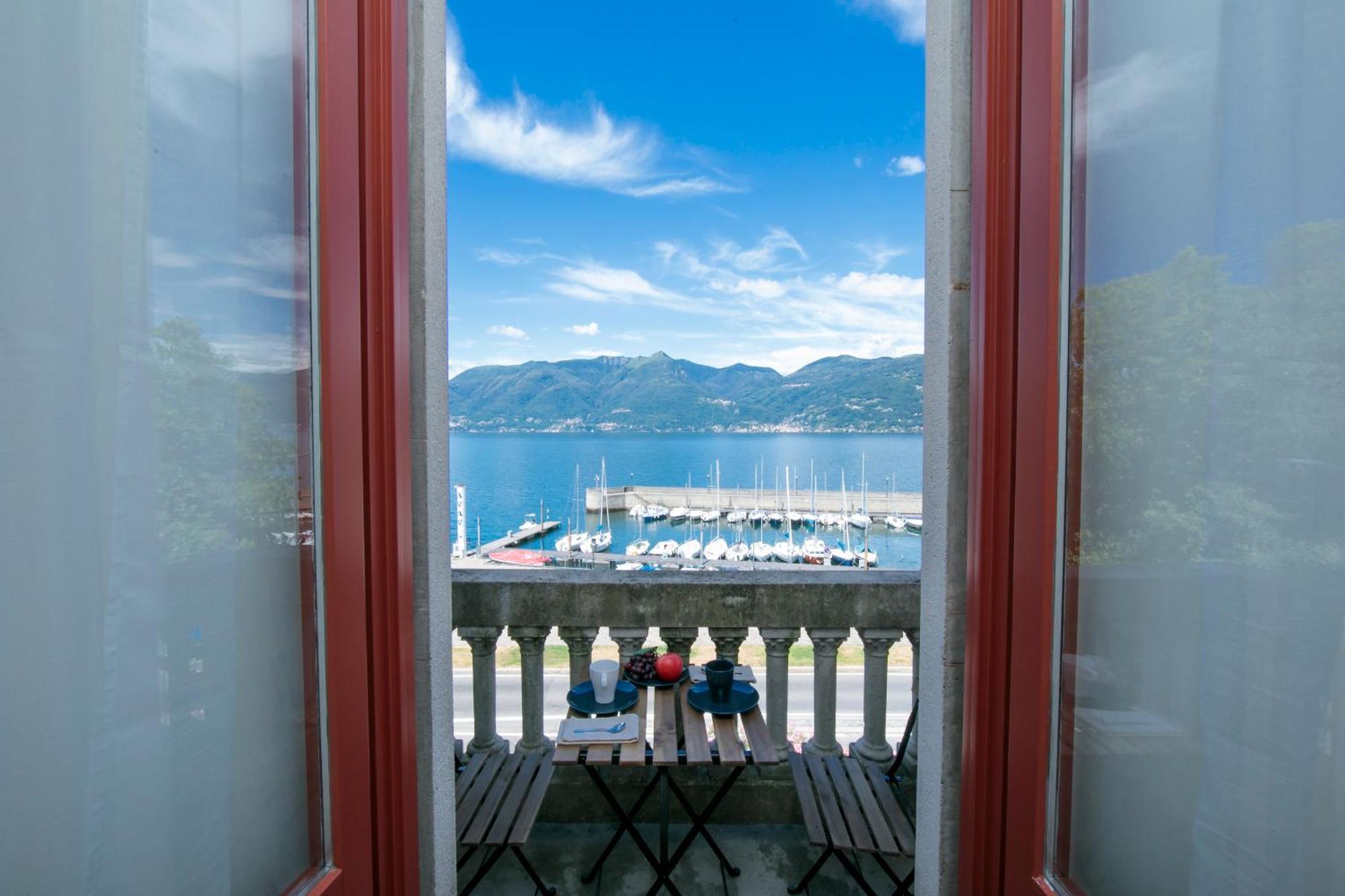 Residenza Oleandro Lake View Luino Center - Happy Rentals Exterior foto